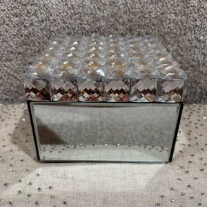 Crystal Mirrored Stella Large Jewelry Box
